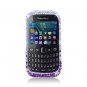 Purple Waterfall Hard Plastic Bling Design Case BlackBerry Curve 9310/9320 (Verizon/Boost Mobile)