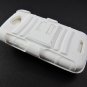 Armor Hybrid Hard Case with Kickstand Belt Clip Holster for HTC One X/Elite (AT&T) - White