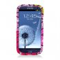 Hard Plastic Bling Rhinestone Snap On Cover Case for Samsung Galaxy S3 III &acirc;�� Colorful Flowers