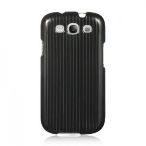 Hard Plastic Snap On Design Case Cover for Samsung Galaxy S3 III &acirc;�� Black Lines