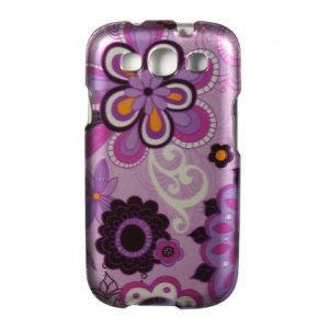 Hard Plastic Snap On Design Case Cover for Samsung Galaxy S3 III &acirc;�� Purple Violet