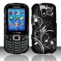 Midnight Garden Hard Plastic Rubberized Design Case for Samsung Intensity III SCH U485 (Verizon)