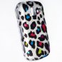 Rainbow Leopard Hard Plastic Rubberized Design Case for Samsung Intensity III SCH U485 (Verizon)