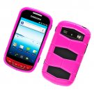 2-in-1 Hard Plastic and Silicone Hybrid Case for Samsung Admire R720 - Pink