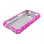 Hard Plastic Bling Design Case for LG Optimus Elite (Sprint/Virgin Mobile) &acirc;�� Hot Pink Zebra