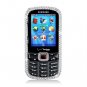 Hard Plastic Bling Design Case for Samsung Intensity 3 III SCH U485 (Verizon) - Silver