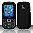 Hard Plastic Rubberized Snap On Case for Samsung Intensity 3 III SCH U485 (Verizon) - Black
