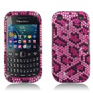 Pink Leopard Hard Plastic Bling Design Case BlackBerry Curve 9310/9320 (Verizon/Boost Mobile)