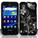 Hard Plastic Rubber Feel Design Case for Samsung Captivate Glide 4G - Midnight Garden