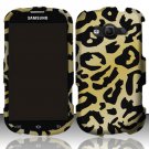 Hard Plastic Rubberized Snap On Case Samsung Galaxy Reverb M950 (Sprint/Virgin) - Golden Cheetah