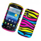 Hard Plastic Rubber Feel Design Case for Samsung Stratosphere i405 - Abstract Zebra
