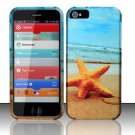 New Hard Plastic Rubberized Snap On Case Cover for Apple iPhone 5 – Starfish