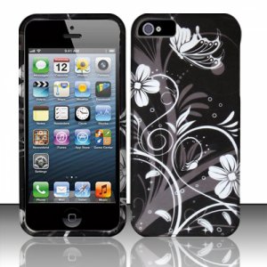 New Hard Plastic Rubberized Snap On Case Cover for Apple iPhone 5 &acirc;�� Midnight Garden