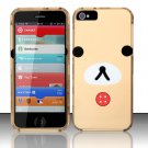 New Hard Plastic Rubberized Snap On Case Cover for Apple iPhone 5 – Puppy Face