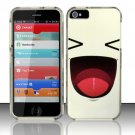 New Hard Plastic Rubberized Snap On Case Cover for Apple iPhone 5 – Laughing Cartoon