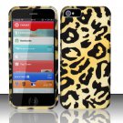 New Hard Plastic Rubberized Snap On Case Cover for Apple iPhone 5 – Golden Cheetah