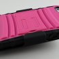 New Rugged Hybrid Case Belt Clip Holster w/ Kickstand for Apple iPhone 5 6TH Gen - Hot Pink