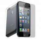 1 Premium Front & Back Clear LCD Screen Protector for Apple iPhone 5 6th Gen Phone