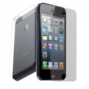1 Premium Front & Back Clear LCD Screen Protector for Apple iPhone 5 6th Gen Phone