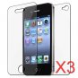 3 Premium Front & Back Clear LCD Screen Protector for Apple iPhone 5 6th Gen Phone