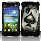 Hard Plastic Rubberized Snap On Case Cover for LG Escape P870 (AT&T) – Ace Spade Skull