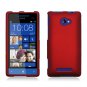 Hard Plastic Snap On Case Cover for HTC Windows Phone 8X (Verizon/AT&T/T-Mobile) – Red