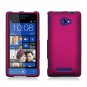 Hard Plastic Snap On Case Cover for HTC Windows Phone 8X (Verizon/AT&T/T-Mobile) – Rose Pink