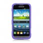 Hard Plastic Rubberized Snap On Case Cover for Samsung Galaxy Victory 4G LTE (Sprint) - Purple
