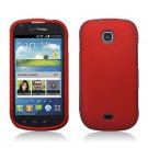 Hard Plastic Rubberized Snap On Case Cover for Samsung Galaxy Stellar 4G i200 (Verizon) - Red