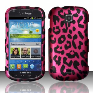 Hard Plastic Snap On Case Cover for Samsung Galaxy Stellar 4G i200 (Verizon) - Hot Pink Leopard