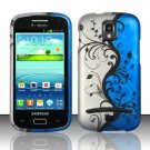 Hard Plastic Snap On Case Cover for Samsung Galaxy S Relay 4G T699 (T-Mobile) – Blue Vines