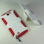 Rugged Armor Hybrid Hard Case w/ Belt Clip Holster for Samsung Galaxy Note 2 II N7100 - White & Red