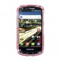 Hard Plastic Bling Rhinestone Design Case for Samsung Droid Charge i510/i520 - Pink Waterfall