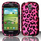 Hard Plastic Snap On Case Cover for Samsung Stratosphere 2 i415 (Verizon) - Hot Pink Leopard