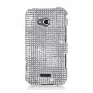 Hard Plastic Bling Case Cover for Samsung Galaxy Victory 4G LTE (Sprint) – Silver