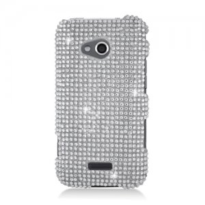 Hard Plastic Bling Case Cover for Samsung Galaxy Victory 4G LTE (Sprint) &acirc;�� Silver
