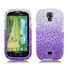 Hard Plastic Bling Snap On Case Cover for Samsung Stratosphere 2 i415 (Verizon) - Purple Waterfall