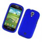 Hard Plastic Snap On Case Cover for Samsung Stratosphere 2 i415 (Verizon) - Blue