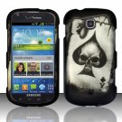 Hard Plastic Snap On Case Cover for Samsung Galaxy Stellar 4G i200 (Verizon) - Spade Skull