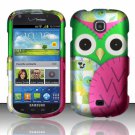 Hard Plastic Snap On Case Cover for Samsung Galaxy Stellar 4G i200 (Verizon) - Starry Green Owl