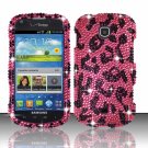 Hard Plastic Bling Snap On Case Cover Samsung Galaxy Stellar 4G i200 (Verizon) - Hot Pink Leopard