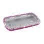 Hard Plastic Bling Snap On Case Cover for Samsung Galaxy Stellar 4G i200 (Verizon) - Silver & Pink
