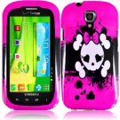 Hard Plastic Snap On Case Cover for Samsung Stratosphere 2 i415 (Verizon) - Girly's Skull