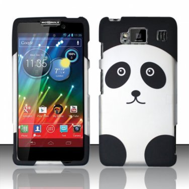 Hard Plastic Snap On Matte Design Case Motorola Droid RAZR Maxx HD (Verizon) &acirc;�� Cute Panda Bear