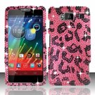 Hard Plastic Snap On Bling Case Cover for Motorola Droid RAZR Maxx HD (Verizon) – Hot Pink Leopard