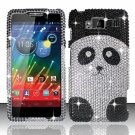 Hard Plastic Snap On Bling Case Cover for Motorola Droid RAZR Maxx HD (Verizon) – Cute Panda Bear