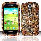 Hard Plastic Bling Snap On Case Cover for Samsung Stratosphere 2 i415 (Verizon) - Golden Cheetah