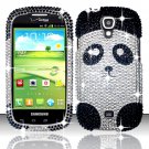 Hard Plastic Bling Snap On Case Cover for Samsung Stratosphere 2 i415 (Verizon) - Cute Panda Bear