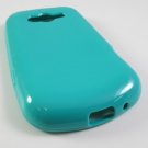 Turquoise Soft TPU Gel Skin Case Cover Samsung Galaxy Reverb (Sprint/Virgin) + Screen Protector
