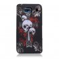 Hard Plastic Snap On Case Cover for Motorola Droid RAZR HD XT926 (Verizon) - Skull & Dagger